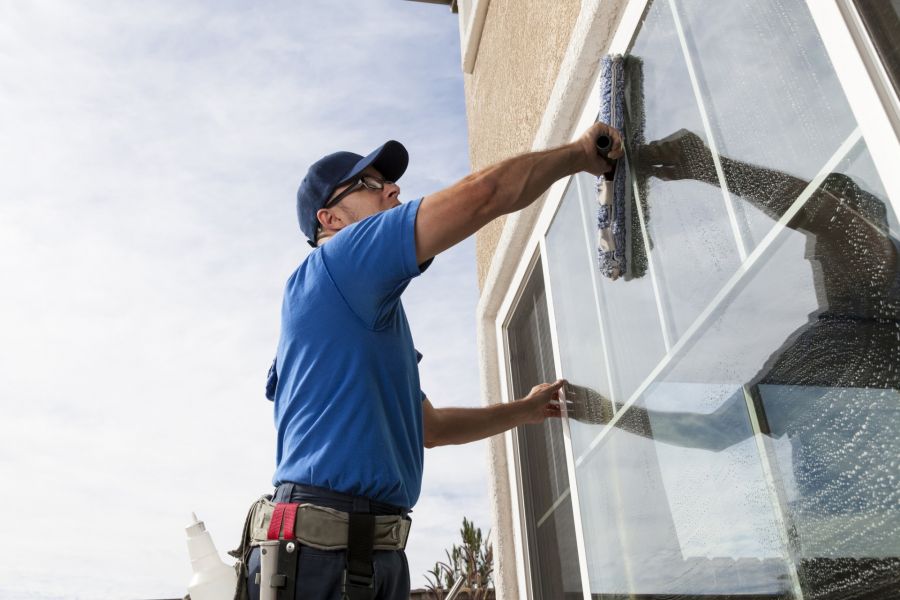 Commercial Window Cleaning by Veterans All United LLC